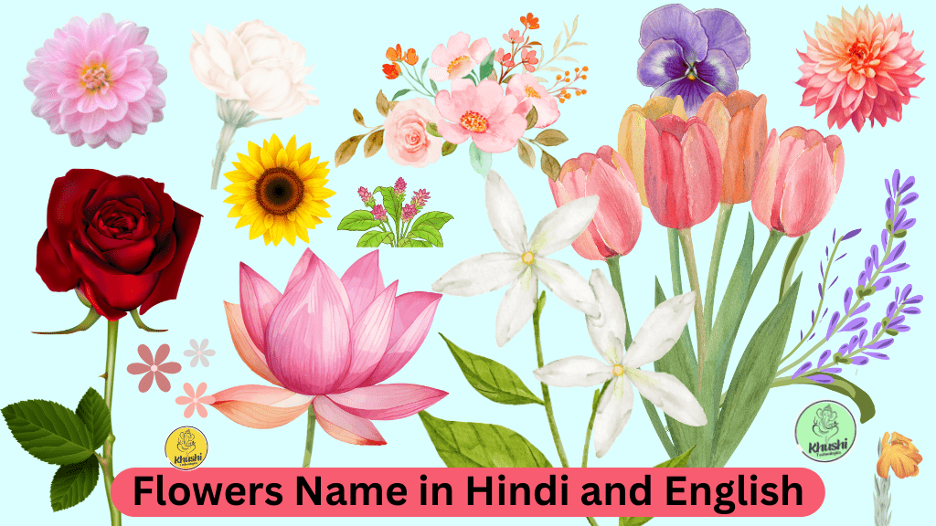Flowers Name in Hindi and English – फूलों के नाम